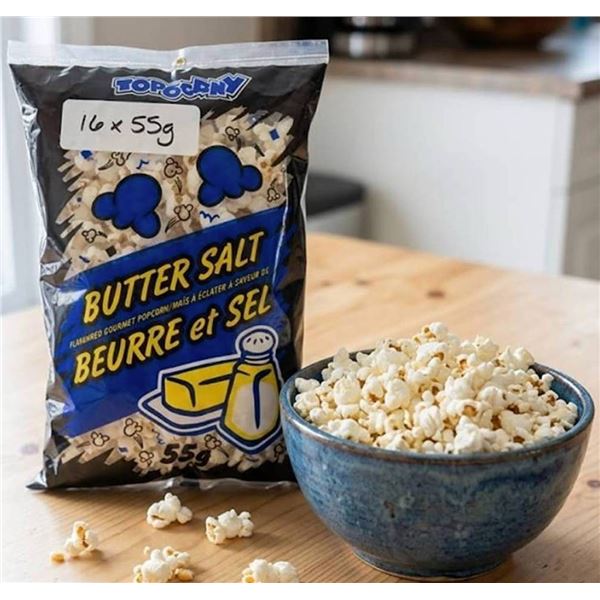 TooCorny Butter Salt Popcorn 16 x 55g