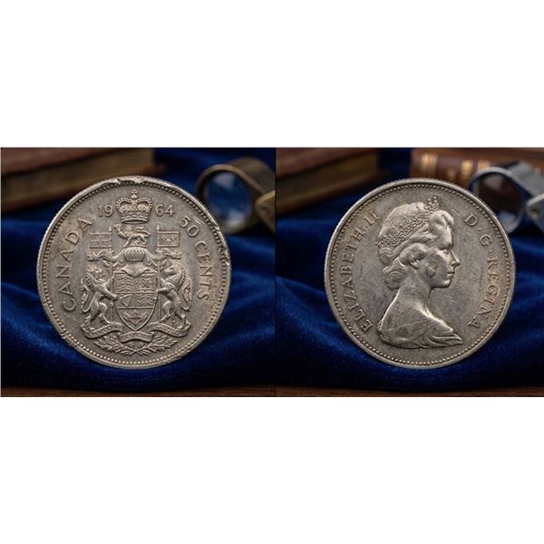 Canada 1966 50 Cents Silver Coin