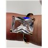 Image 1 : Emerald Cut 2.2 Carat Solitaire 14K GP ring