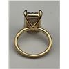 Image 4 : Emerald Cut 2.2 Carat Solitaire 14K GP ring