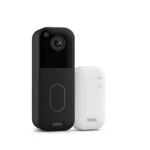 Blink Video Doorbell â€“ Head-to-toe HD view, two-year battery, simple setup. Sync