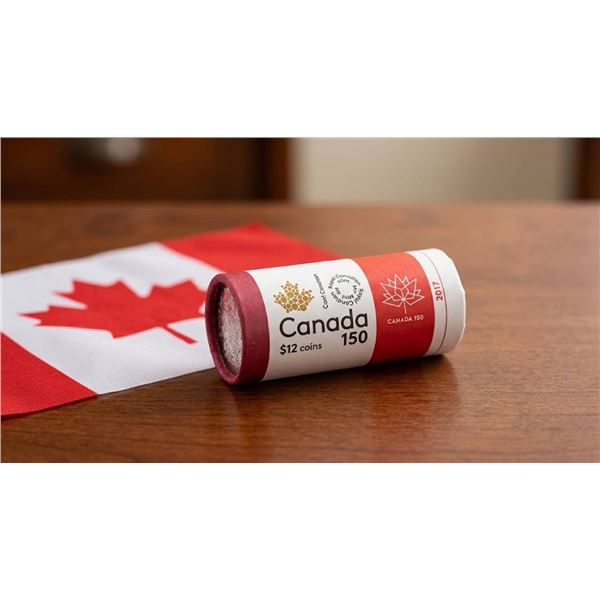 2017 Canada 150 Uncirculated .25Cent Coin Roll