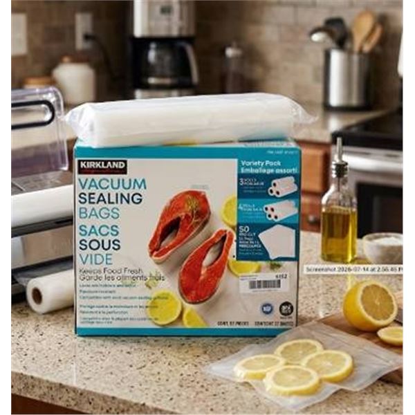 Vacuum Sealing Bags Assortment Lot
