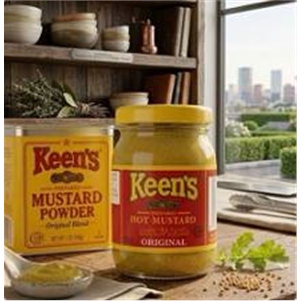 Keen's Prepared Hot Mustard 12x100mL Jar