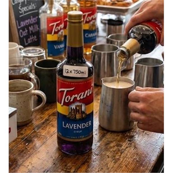 Torani Lavender Syrup 12x750ml Bottle