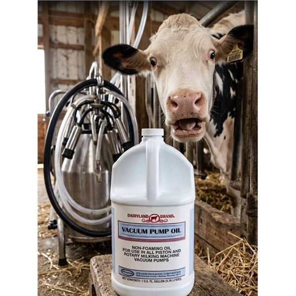 Dairyland Brand Vacuum Pump Oil 4x1 Gallon