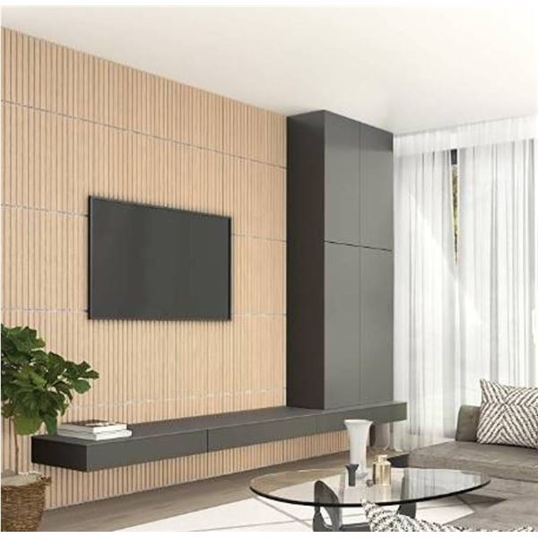 Artika Sonolok Walnut Slatted Panel Set 4 px - 15.5 sqft