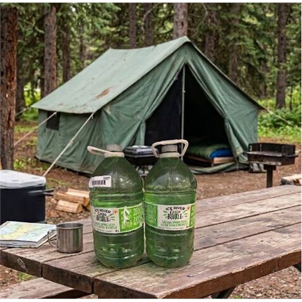 Ice River Green Bottle Co. Spring Water 2x4L