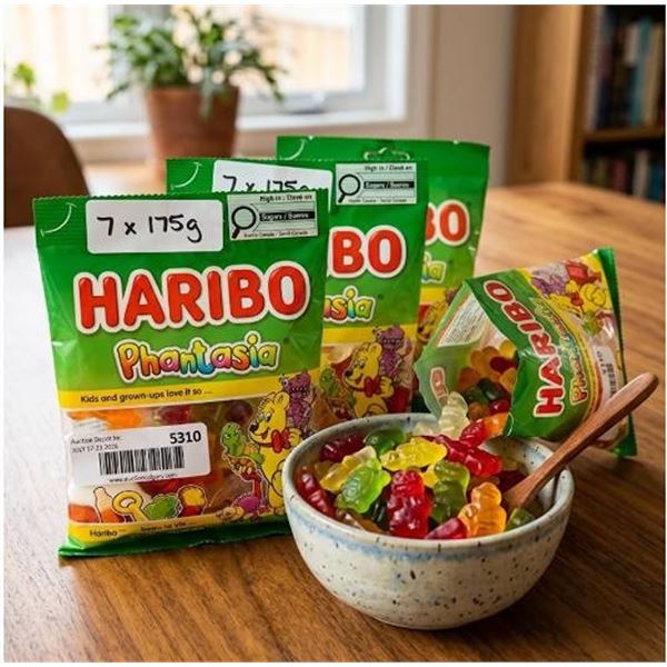 Haribo Phantasia Gummy Candy 7x175g