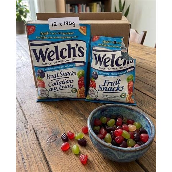 Welch's Mixed Fruit Snacks 12 x 140g
