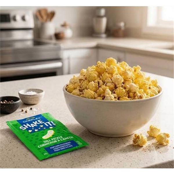 Salt and Vinegar Popcorn Seasoning 400-Packs
