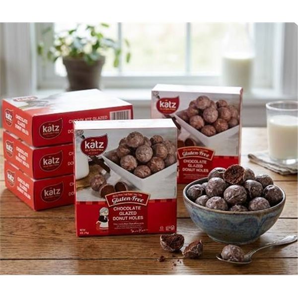 Katz Gluten Free Chocolate Glazed Donut Holes 6z170g