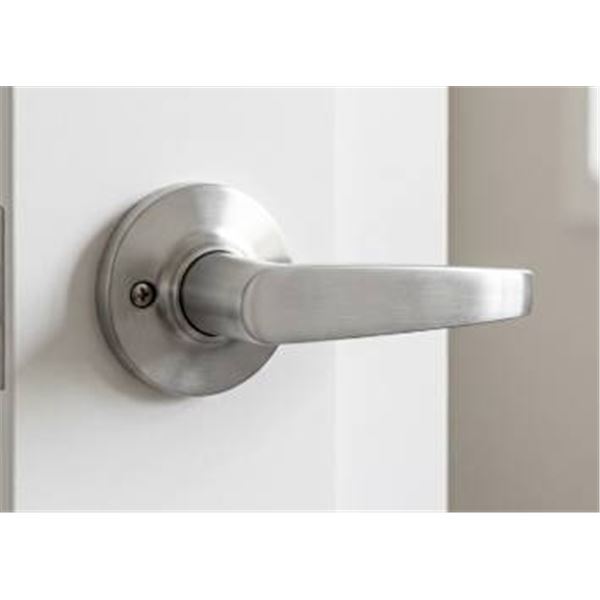 Lot of 6 -Â  Safe Lock Satin Chrome Passage Levers