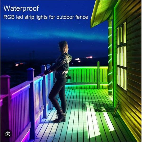 Alibton 300 ft Outdoor Waterproof LED Strip Lights