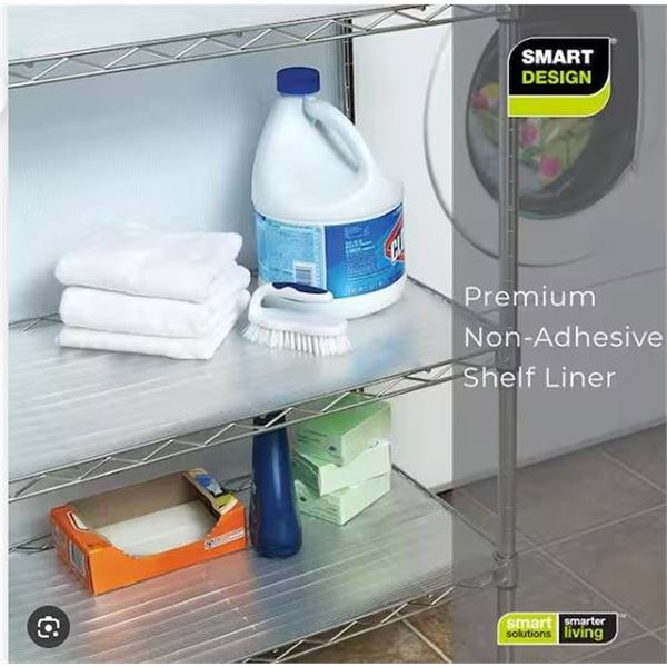 Smart Design Shelf Liner Premium EVA Lot of 2 xÂ  20 in x 18 ft