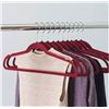 Image 1 : Amazon Basics Velvet Hangers, 100-Pack