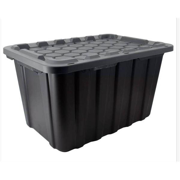 TUFF STORE Heavy-Duty Storage Box 27 Gal