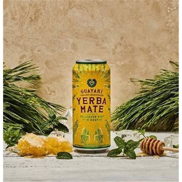 Guayaki Yerba Mate Enlighten Mint 10x458ml