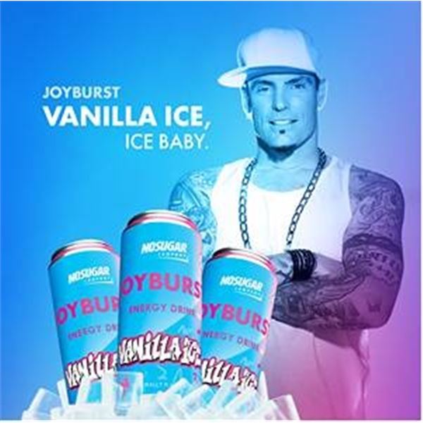 No Sugar Company Joyburst Vanilla Ice Energy 23x355ml