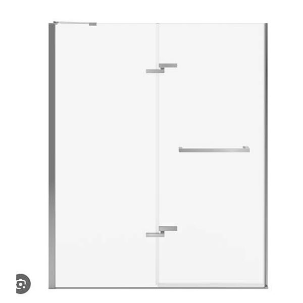 MAAX Reveal Sleek Shower Door 56â€“59" x 71.5"