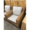 Image 3 : Wicker Rocker Lounge Armchairs 31x34x31 in *Stock photo is for example only, see additional photos**
