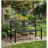Image 1 : Seoul Park Bench, 50 in Steel Frame
