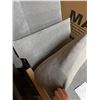 Image 5 : Aiden & Ivy Fabric Accent Chair With Ottoman *Assembled*