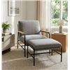 Image 1 : Aiden & Ivy Gray Lounge Chair Components *Not Assembled*
