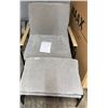 Image 6 : Aiden & Ivy Gray Lounge Chair Components *Not Assembled*
