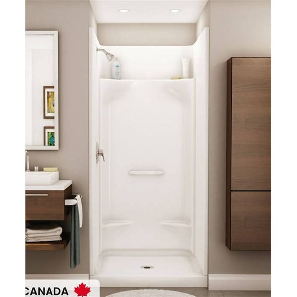 MAAX Essence 3636 Wall Kit and Shower Base