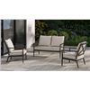 Image 1 : Hampton Bay Broadview 4-Piece Conversation Set **NO TABLE** *Stock photo is for example only, see ad