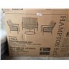 Image 3 : Hampton Bay Broadview 4-Piece Conversation Set **NO TABLE** *Stock photo is for example only, see ad
