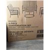 Image 4 : Hampton Bay Broadview 4-Piece Conversation Set **NO TABLE** *Stock photo is for example only, see ad