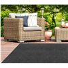 Image 1 : Dark Grey Multy Home Patio Rug, 6ft x 8ft