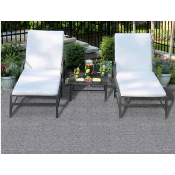 Multy Home 6x8 ft Light Grey Indoor/Outdoor Patio Rug