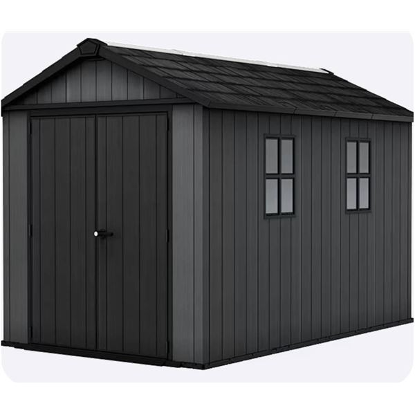 Keter Newton Plus 7.5x11 Shed Kit, 3-Box Set