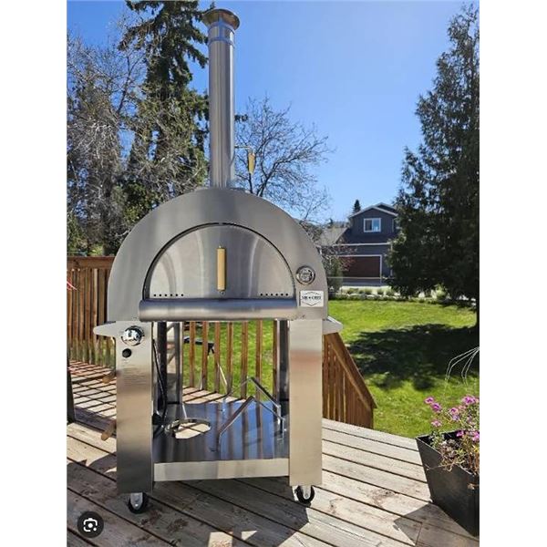 MB Chef Stainless Steel Wood Pizza Oven