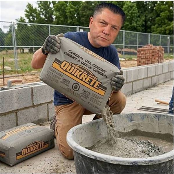 Pallet of 40 Quikrete 20kg Cement Bags