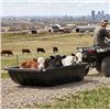 Image 1 : Black Calf Sled Plastic Utility Sled