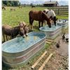 Image 1 : Lot of 3 Tarter Galvanized SteelÂ  8ftx3ftx2ft Water Tanks
