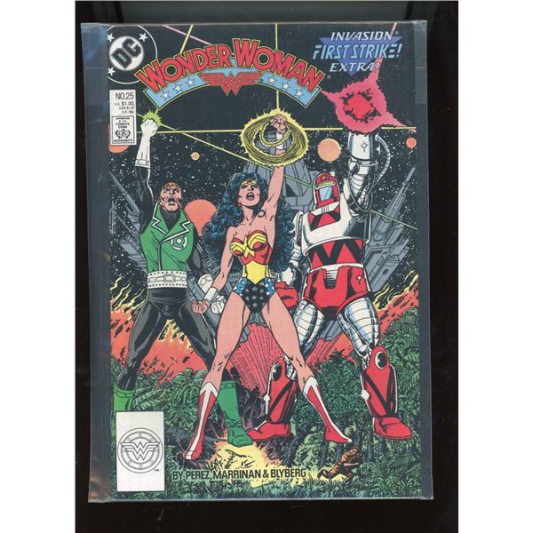 Wonder Woman (1987) #25 DC Comics Invasion! First Strike! (Perez)