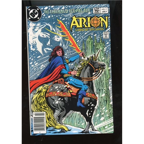 Arion Lord of Atlantis #9 (DC Comics, 1983) The Emerald Ice Palace