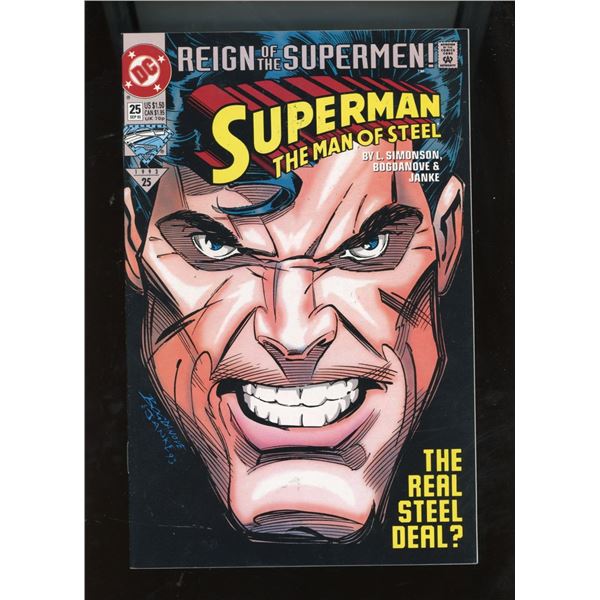 Superman The Man of Steel #25 (1993) DC Comics - Reign of the Supermen!
