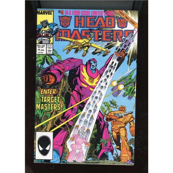 The Transformers Headmasters #4 (Marvel, 1988) Final Issue Limited Series