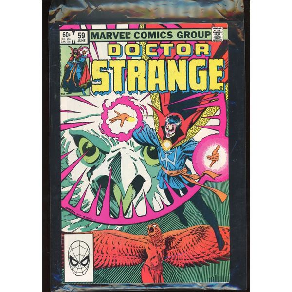 Marvel Comics Doctor Strange #59 (June 1983) Tutankham Back Ad