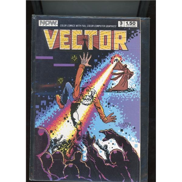 NOW Comics VECTOR #3 (Nov 1986) - Color Comics with Full Color Computer Graphics