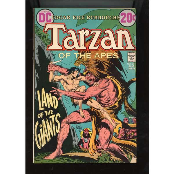DC Comics Edgar Rice Burroughs Tarzan of the Apes #211 Aug 1972