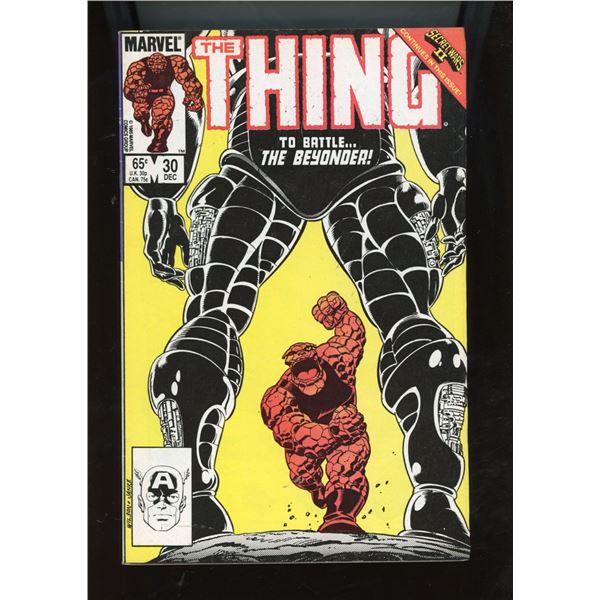 The Thing #30 (Marvel, Dec 1985) Secret Wars II Tie-In, Beyonder Appearance