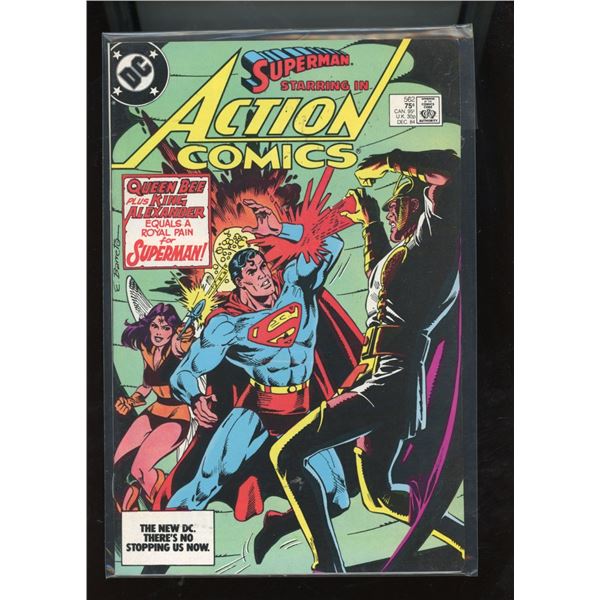 Action Comics #562 DC (1984) Superman vs Queen Bee & King Alexander