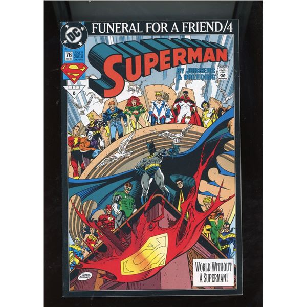 Superman #76 (DC Comics, 1993) Funeral for a Friend Pt. 4 - Jurgens